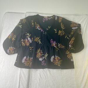 BEAUTIFUL LORETTE Blouse Fall colors Sz 2XL